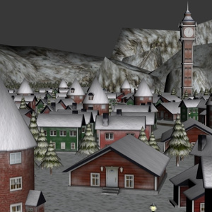 【無料提供】雪の町作成セット