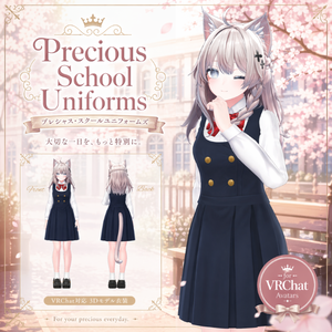 【3D衣装】Precious School Uniforms - ジャンパースカート