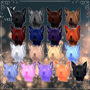 ♢Veiled Dual Hair♢ 缩略图 13
