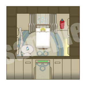 【ピクスク用】3番艦《HOME》ヴァッシュの私室STAMPATEver【店舗外観画像素材】