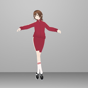 [Blender][VRM][Void]バレエのポーズアセット(9個入り)