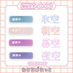 [Streaming Material] Away from Keyboard Overlay [Nerichi Palette]