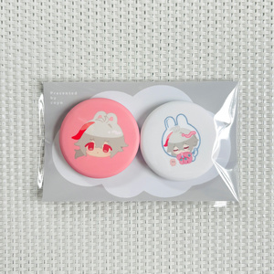Prism Heart June Bride】ランダムハート型缶バッジ Aグループ