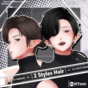 ✦【2 Styles Hair】✦9アバター