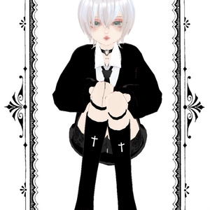 [VRoid] Boyish | Gothic Coordinate Set