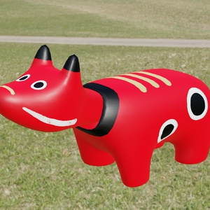 3D model] Akabeko