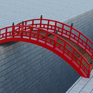 3D model] Taiko Bridge (Japanese style bridge)