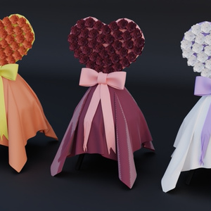 3D model] Flower stand
