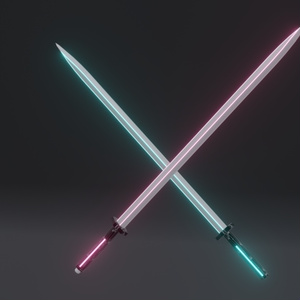 3D Model] Darth Maul Style Twin Swords