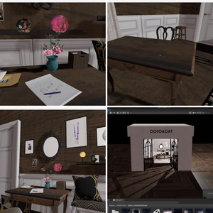 【VRC☆MetaQuest対応）】大人ガーリー(＋アールデコ調）お部屋＆雑貨　Rooms and Miscellaneous 缩略图 6