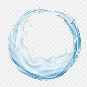水のアイコンリング
