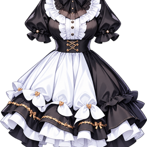 メイド服風と、靴