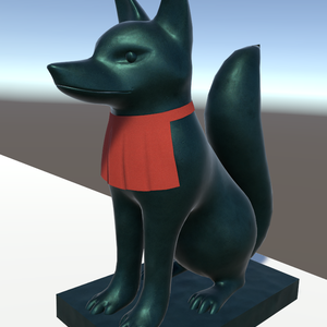 【Vケット4】けのも式狛狐2020.unitypackage