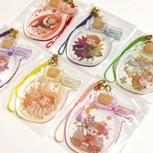 松野一松 アクリルキーホルダー 約7cm 一松首吊りアクリルキーホルダー - 赤ふうせん商店 - BOOTH