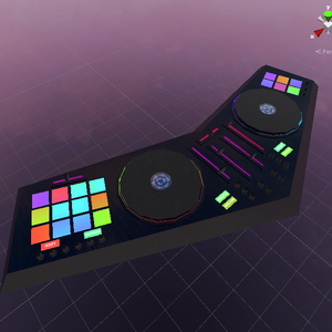 手に装着できるDJブース 【VRChat想定】