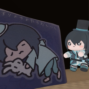 【無料】よちよたちたちねんねクッション 3Dモデル 缩略图 7