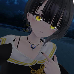 【VRC想定】星雲のアクセサリー（チョーカー、ネックレス）【2種セット】 缩略图 5