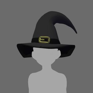 Witch hat (hair preset "accessory")