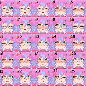 【表情エモート】チセ-chise- 50個パッケージ
