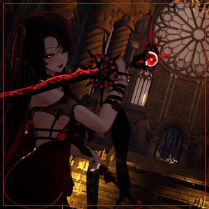 [ ９アバター対応 ] カメリア、椿色の王女・バンパイアのドレス(Vampire Queen, Camellia) 缩略图 7