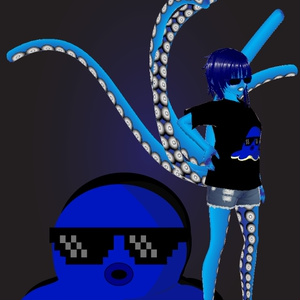Jakie blue octopus