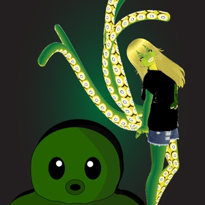 popie green octopus