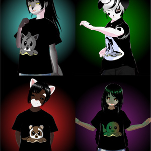 Animal Bundle: Wolf, Lizard, Ferret, and Dog