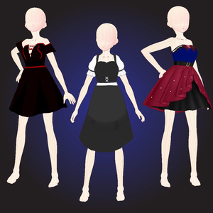 3 dresses