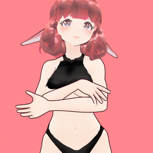 VROID Flirty Cutout Swimsuit Outfit