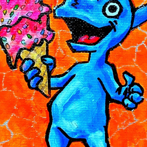 ice cream Ｂlu