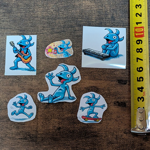 Blu Sticker Set (6 random stickers)