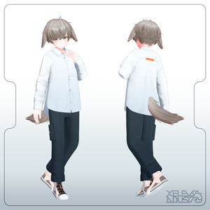 オリジナル3Dモデル『ノウル』 缩略图 3