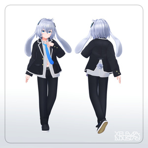 着せ替え用モデル『学生服』 缩略图 4