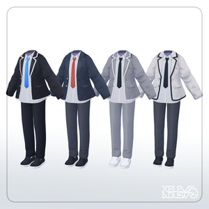 着せ替え用モデル『学生服』 缩略图 3