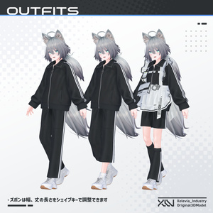 着せ替え用モデル『TrackSuitMaid』 缩略图 5