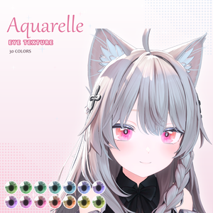 【5アバター対応】Aquarelle Eye Texture