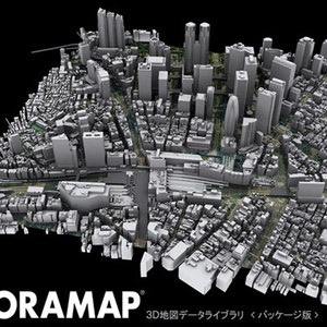 ３Ｄ地図(３Ｄ都市)データライブラリ[ダウンロード版]　SORAMAP 国内編(1) 新宿エリア　＊２００８年６月時点の３Ｄ形状