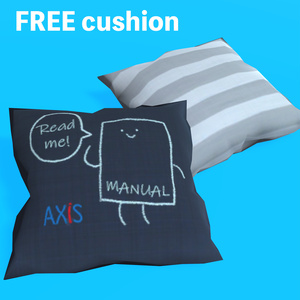 【無料】【VRChat想定】クッション axis_cushion