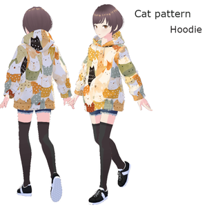 猫柄パーカー02