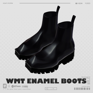 WMT ENAMEL BOOTS