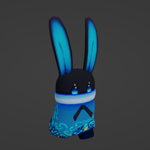 [FBX] Rabbie - Water Spirit Rabbit (w. Blender File)