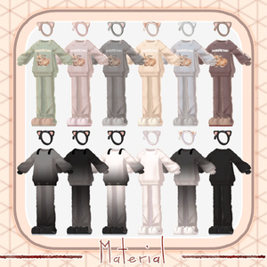 〖✨男女15アバター対応✨〗Fluffy Knit〖2weyギミック付き衣装〗 缩略图 6