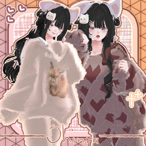 〖✨男女15アバター対応✨〗Fluffy Knit〖2weyギミック付き衣装〗 缩略图 28