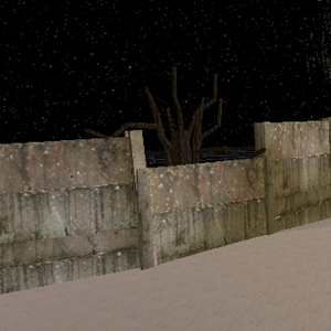 Concrete fence