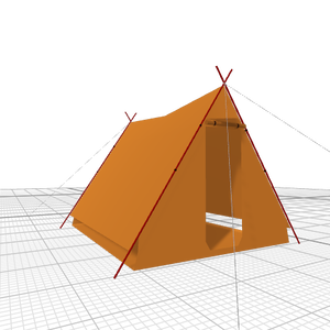 【3Dモデル】テント