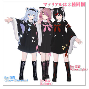 【オリジナル3D衣装】桜セーラー ―春色ノスタルジア 缩略图 3