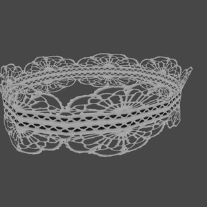 3Dモデルガーターリング