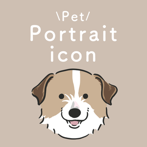 Pet portrait icon 