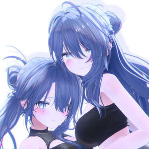 お団子ポニーテール