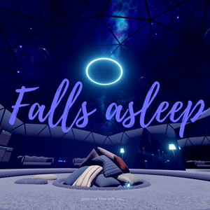 Falls asleep